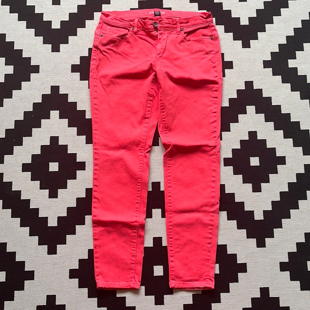 Victoria’s Secret Salmon Skinny Jeans
